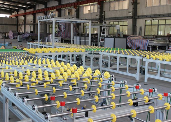 2500 x 1600 mm Solar Glass Transfer and Turning System / Assembly Line Before Toughening Furnace