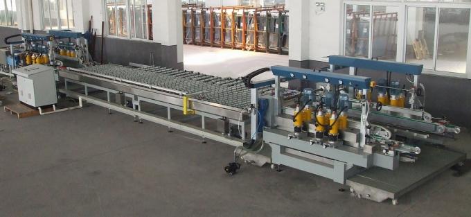 1300 mm Flat Glass Edging Machine For Glass Two Sides Straight Line Edges