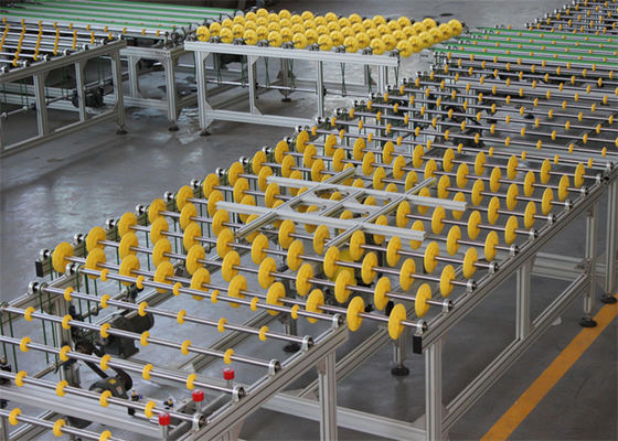 China Glass Transfer and Turning Systems With Spin Table For The Glass Production Line Connection supplier