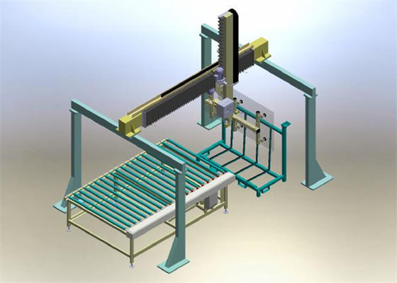 China Flat Glass Loader For Construction Glass Production Line 2500 × 1800 mm supplier