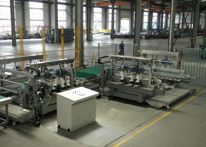 6 Motors Glass Straight Line Edging Machine For Solar PV Glass Panel 250 × 250 mm