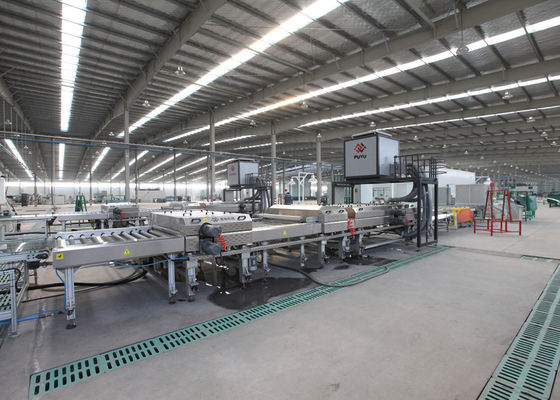 China Steel pipe Glass Washing Machine For Front And Rear Laminated Windshield Glass supplier