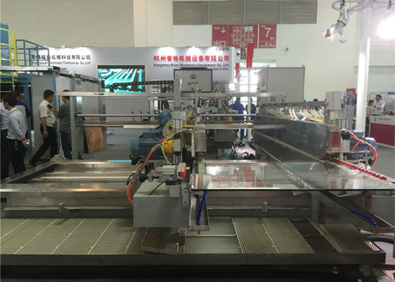 China Flat Architecture Window Glass Straight Line Edging Machine 3 - 19 mm Thickness supplier