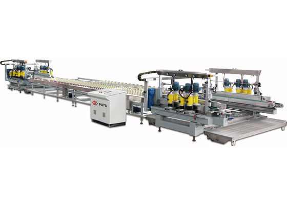 China AR Solar Panel Glass Double Edging Machine, Solar Glass Production Line Equipments supplier