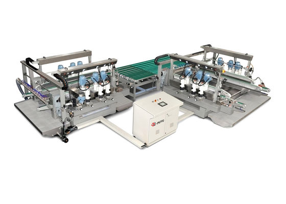 China Straight Line Glass Double Edging Machine For High Polishing Requirments supplier