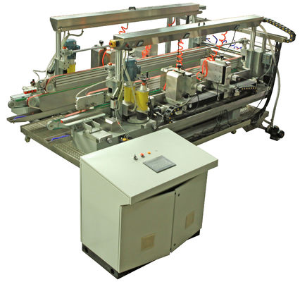 China Glass Four Round Corners Glass Polisher Machine Stainless Steel 1600 mm supplier