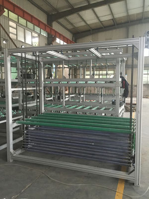 China Horizontal Auto Glass Transfer And Turning Systems 20 Pcs Glass Store supplier